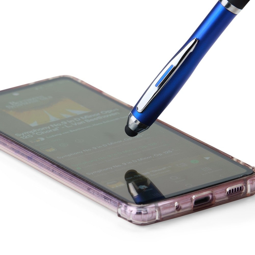 Caneta Plástica Touch Kit com 3 unidades