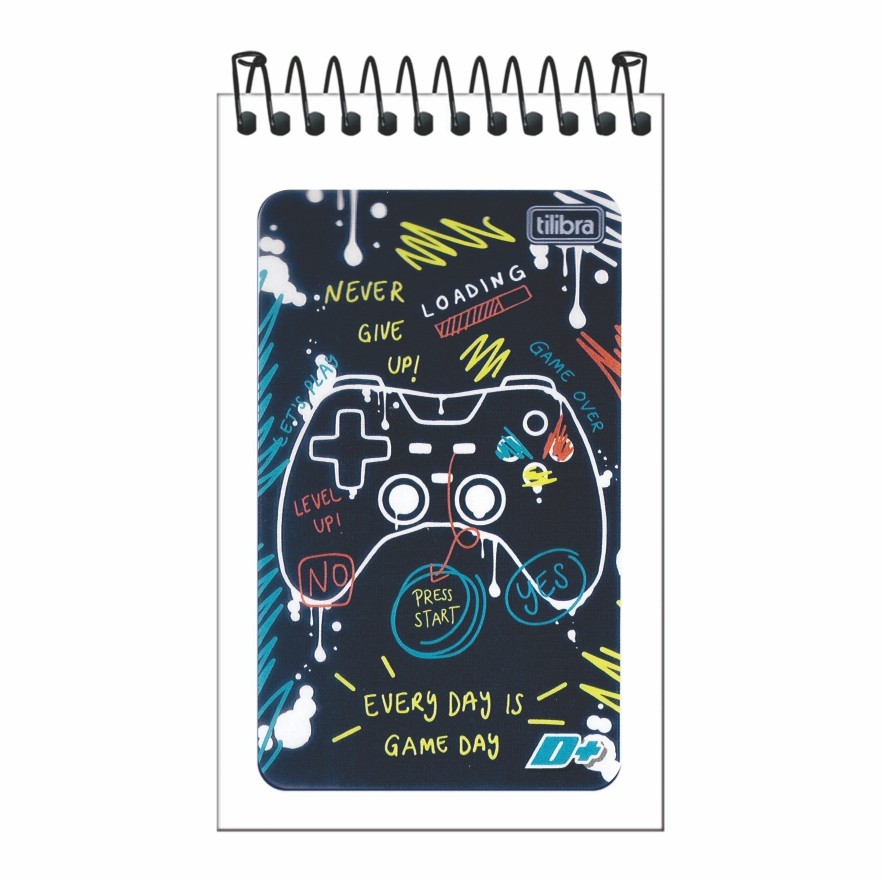 Kit 02 Caderneta Apontamento 1/16 Espiral