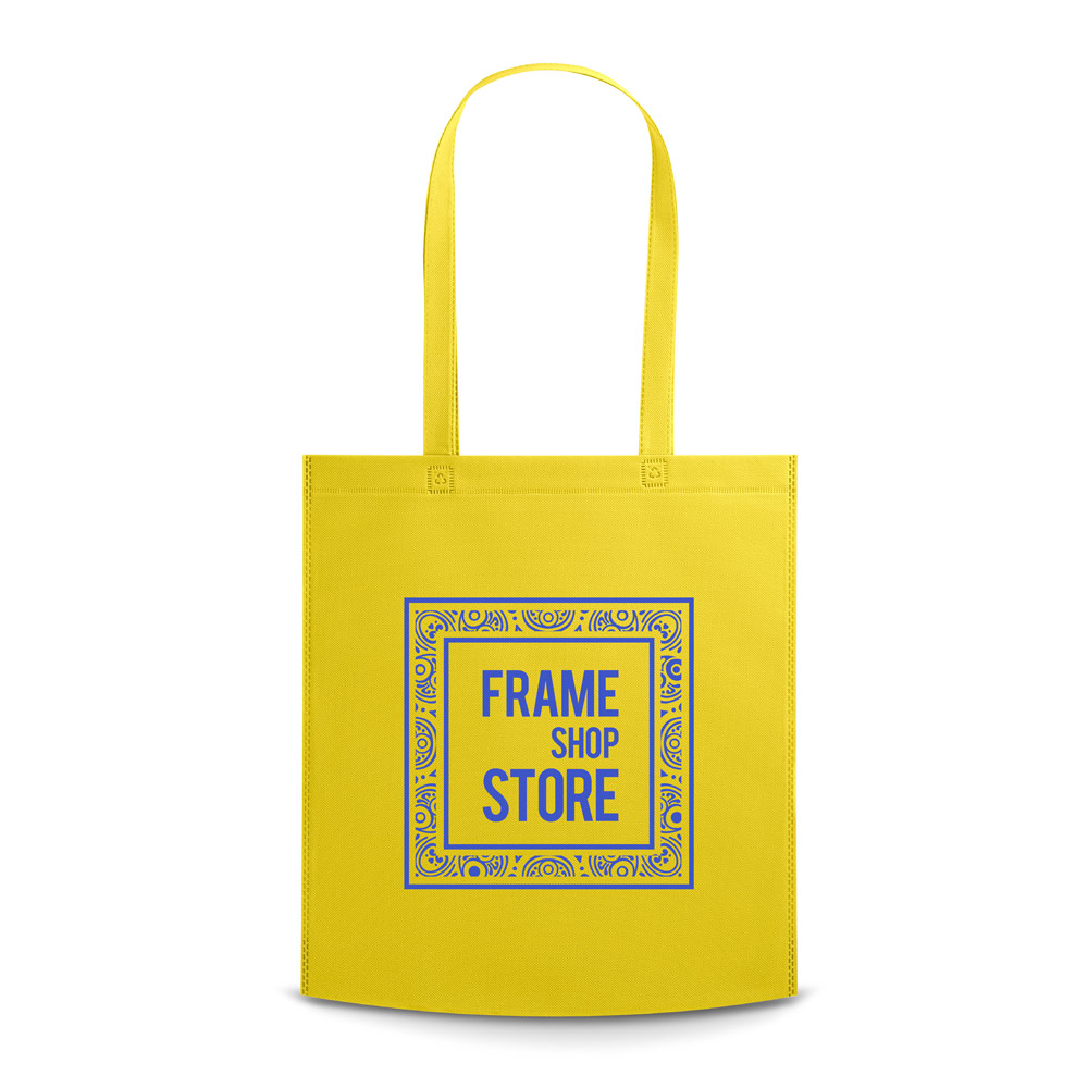 SALVADOR. Sacola em non-woven (80 g/m²) termo-selado com alças