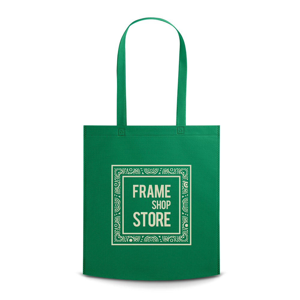 SALVADOR. Sacola em non-woven (80 g/m²) termo-selado com alças