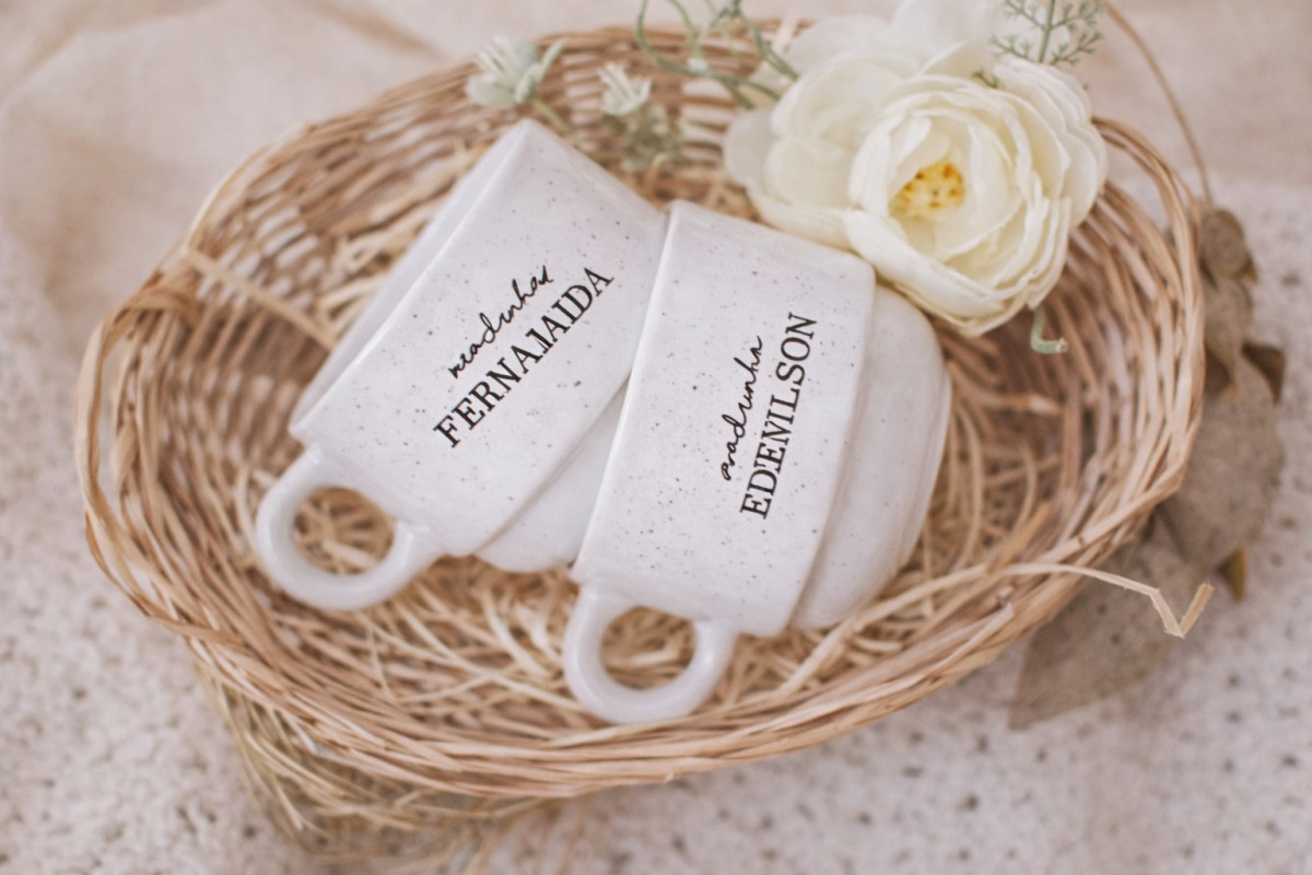 Xícara Personalizada Fofinha – 200ml Kit 02 peças