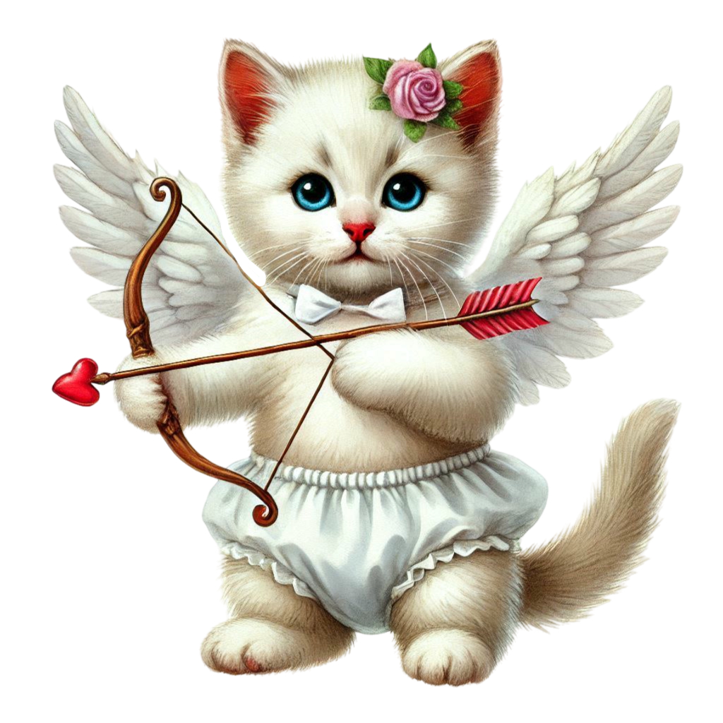 Cartela de Adesivos de Gatos – Coleção Funny Cats