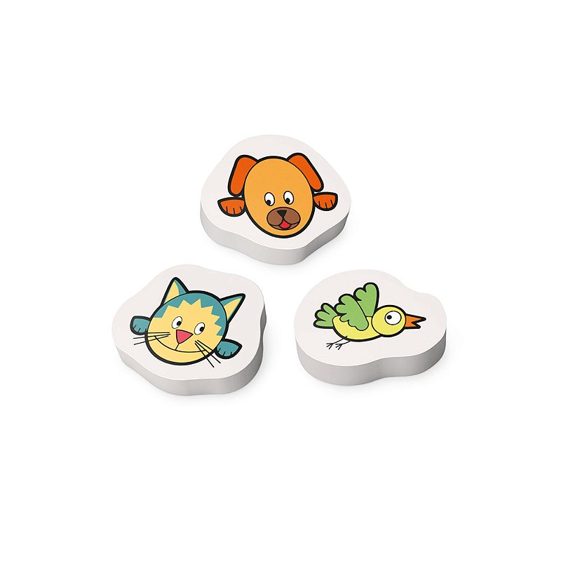 Conjunto com 12 borrachas - Ref: 100