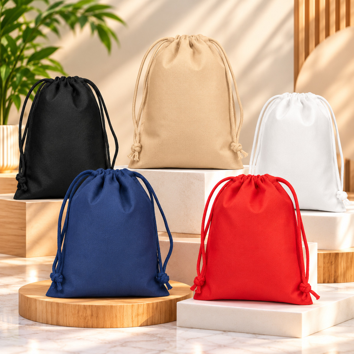 GIFT BAG S. Sacola pequena em non-woven (60 g/m²) termo-selada