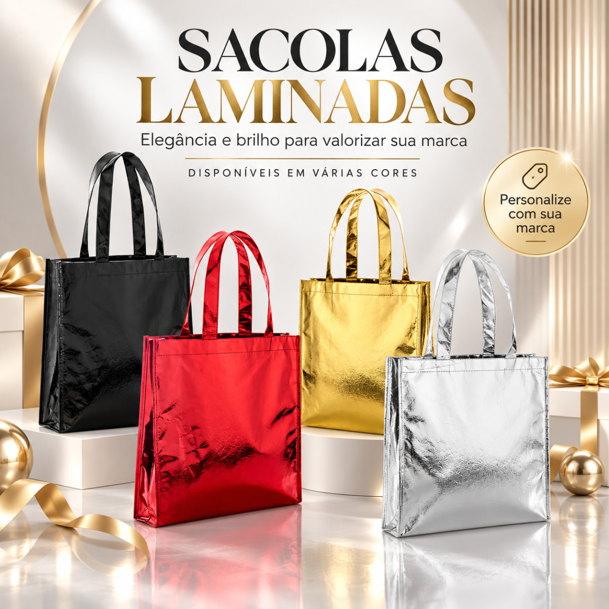 Sacola em non-woven laminado