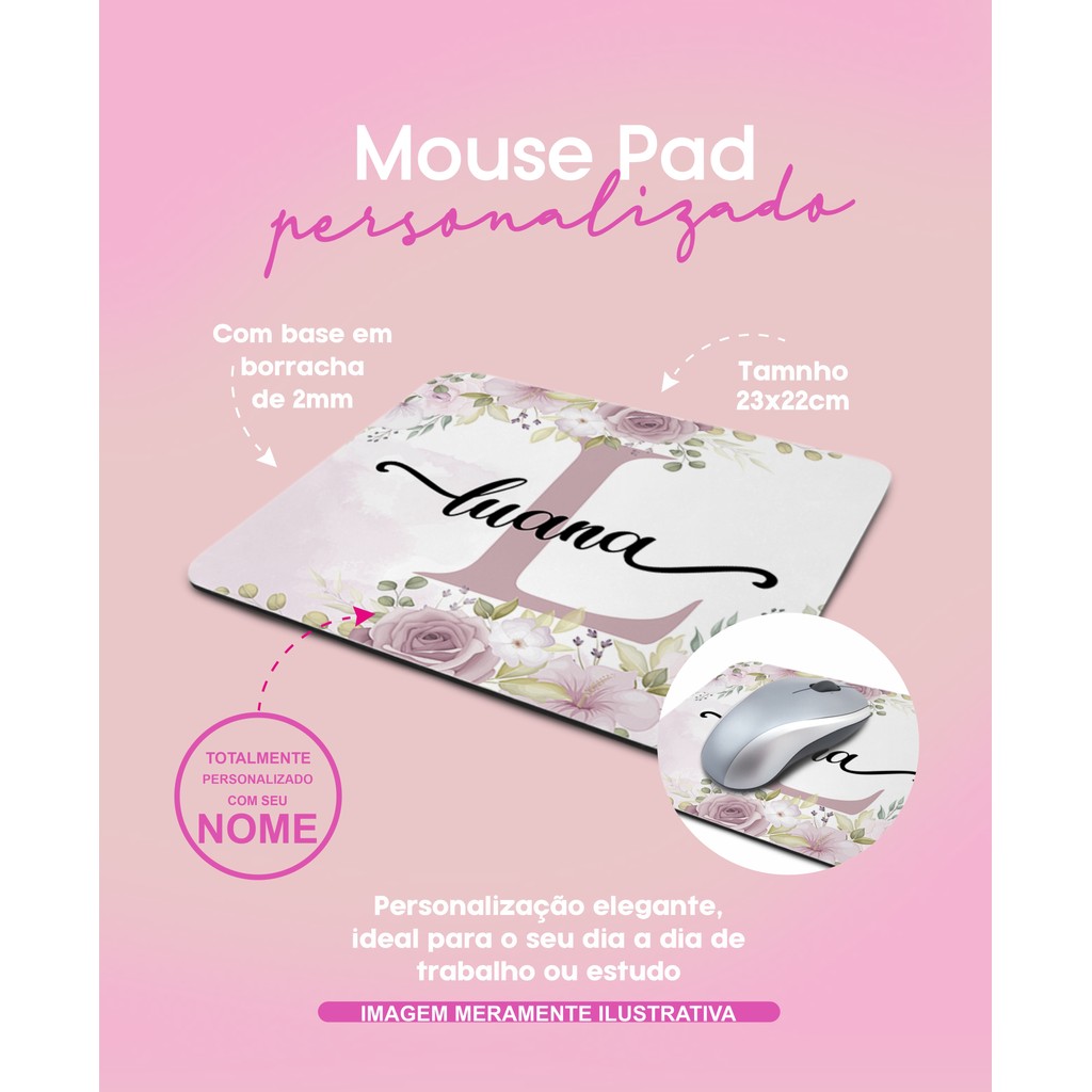 Mouse Pad em borracha - Ref: 106