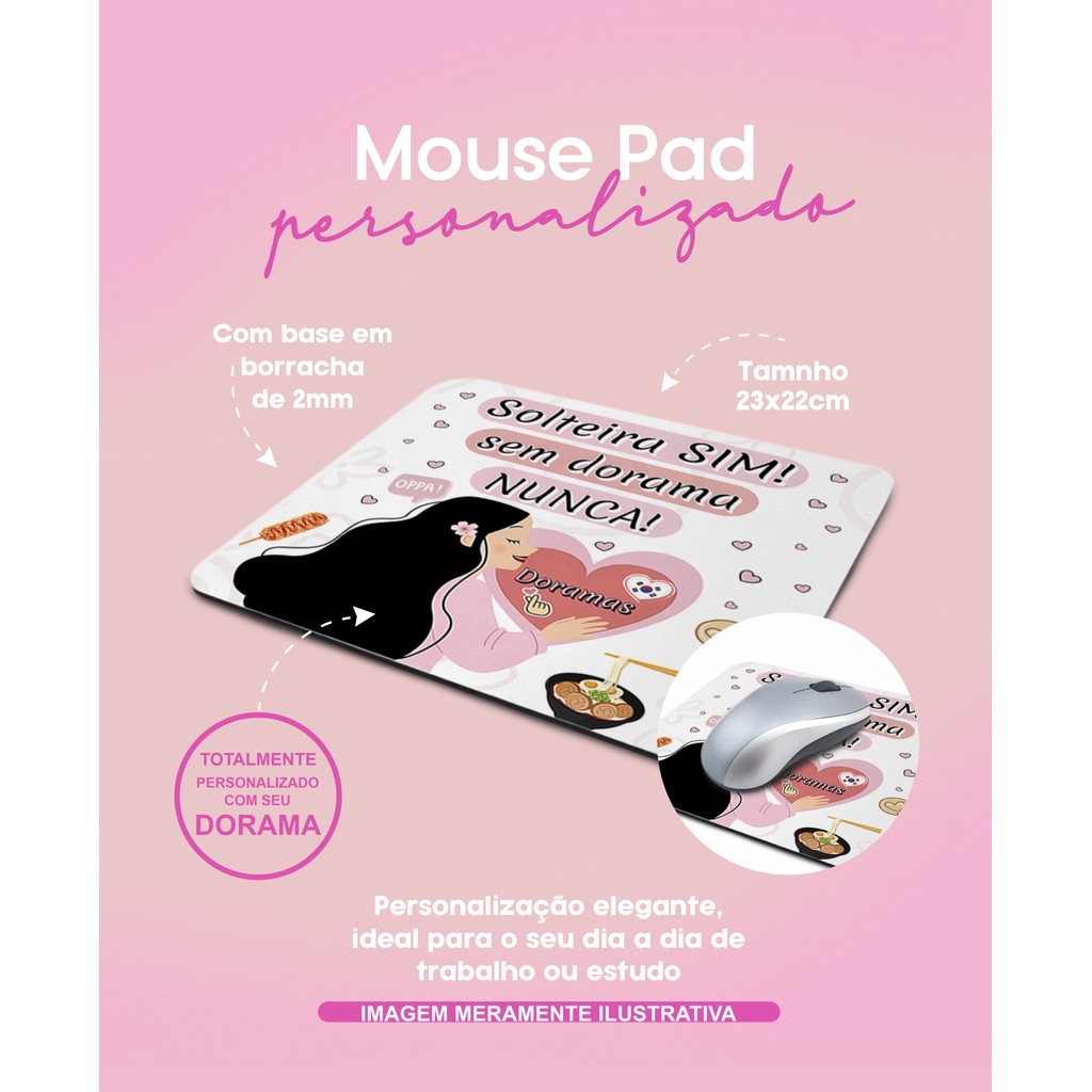 Mouse Pad em borracha - Ref: 106