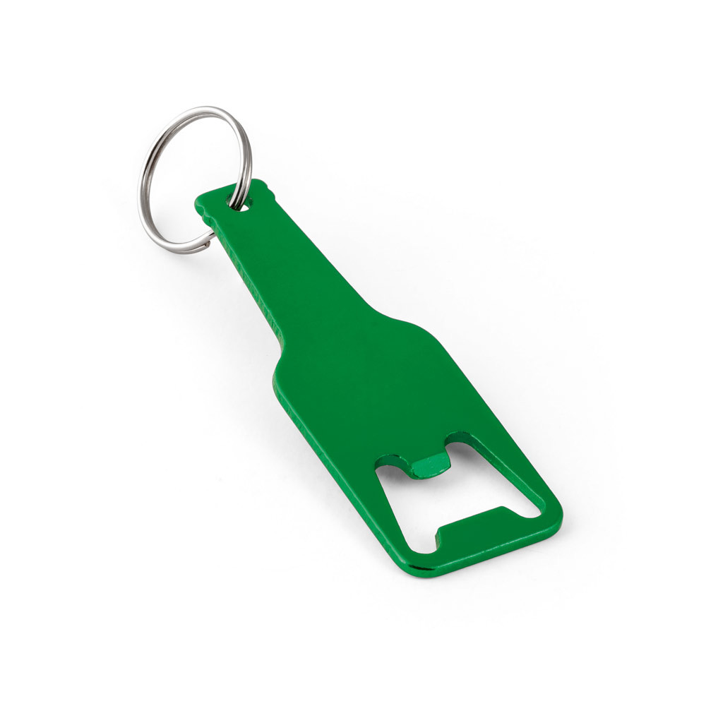 Chaveiro em alumínio com abridor de garrafas - Ref: 103