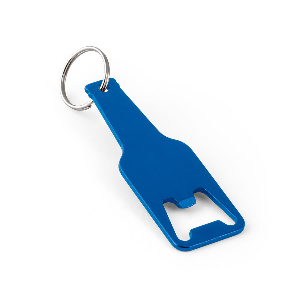 Chaveiro em alumínio com abridor de garrafas - Ref: 103