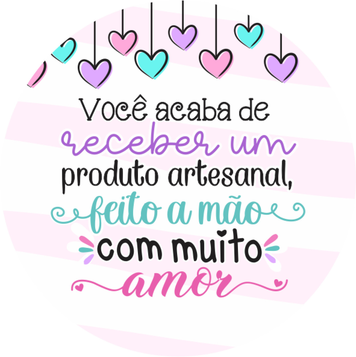 Adesivo de Vinil 4x4cm você acaba de receber um produto artesanal feito à mão