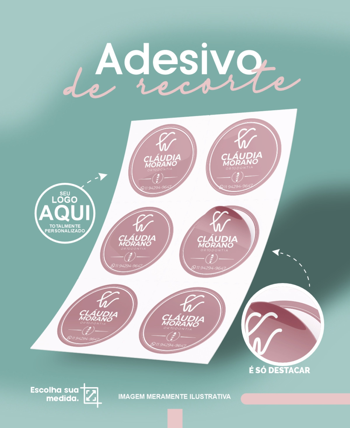 Adesivo Vinil personalizados M²