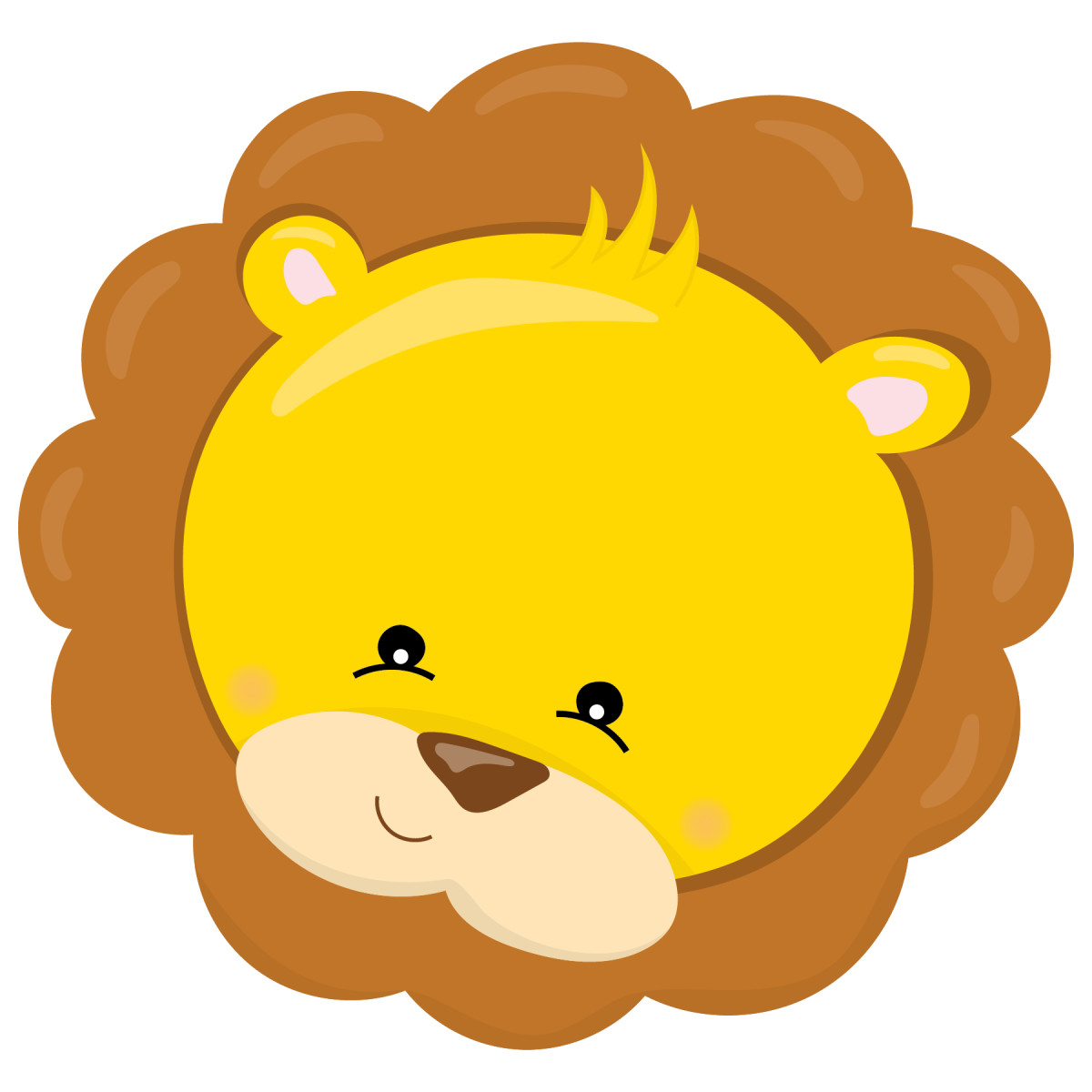 Cartela de Adesivos Safari com Animais 1