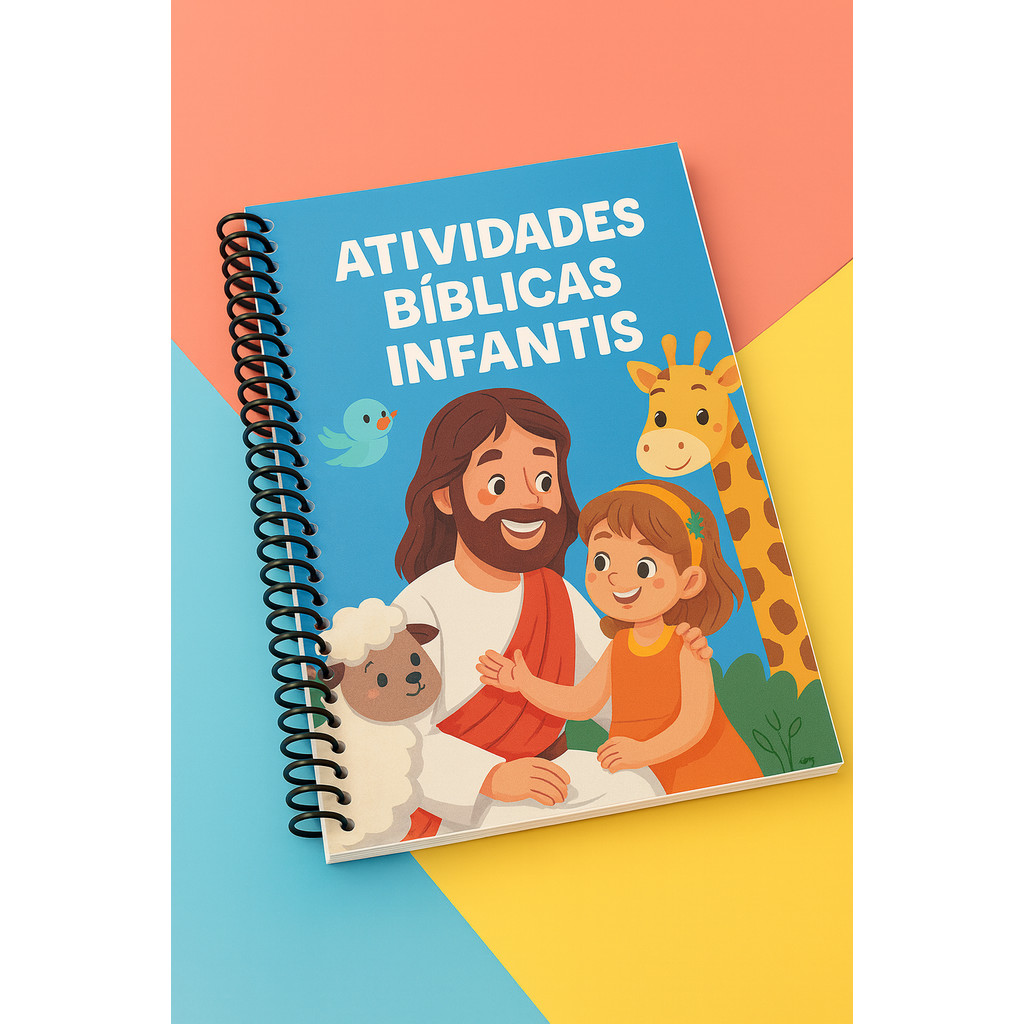 Apostila A4 Atividades Bíblicas Infantis | Aprendizado Divertido e Cheio de Fé