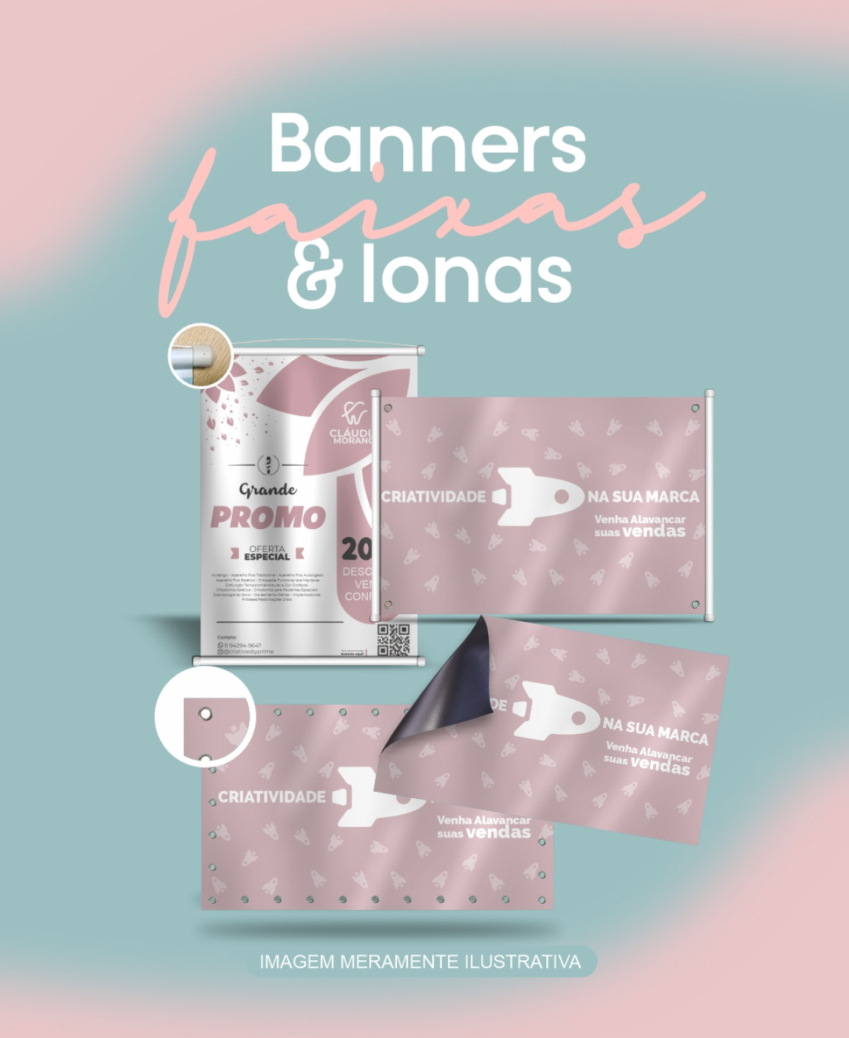 Banner e Lona personalizados M²