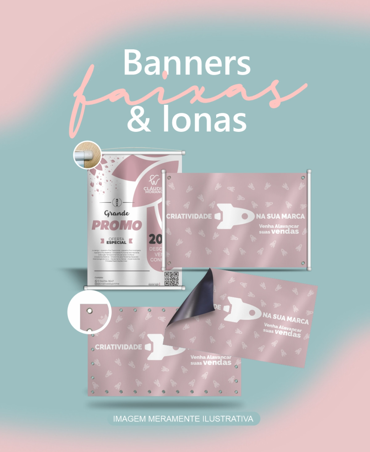 Banner e Lona personalizados M²