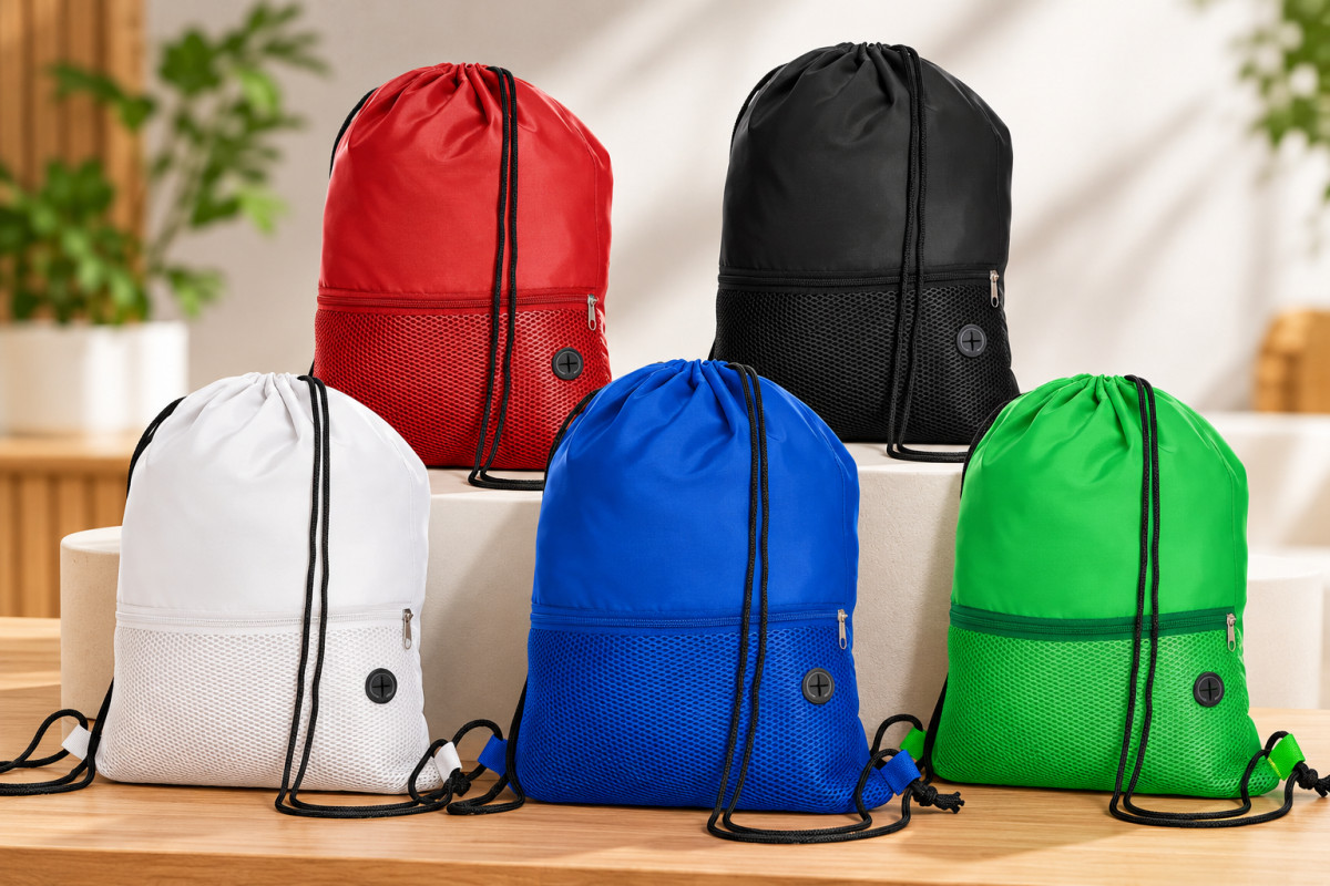 Sacola/Mochila Poliéster 210D (43x32cm)