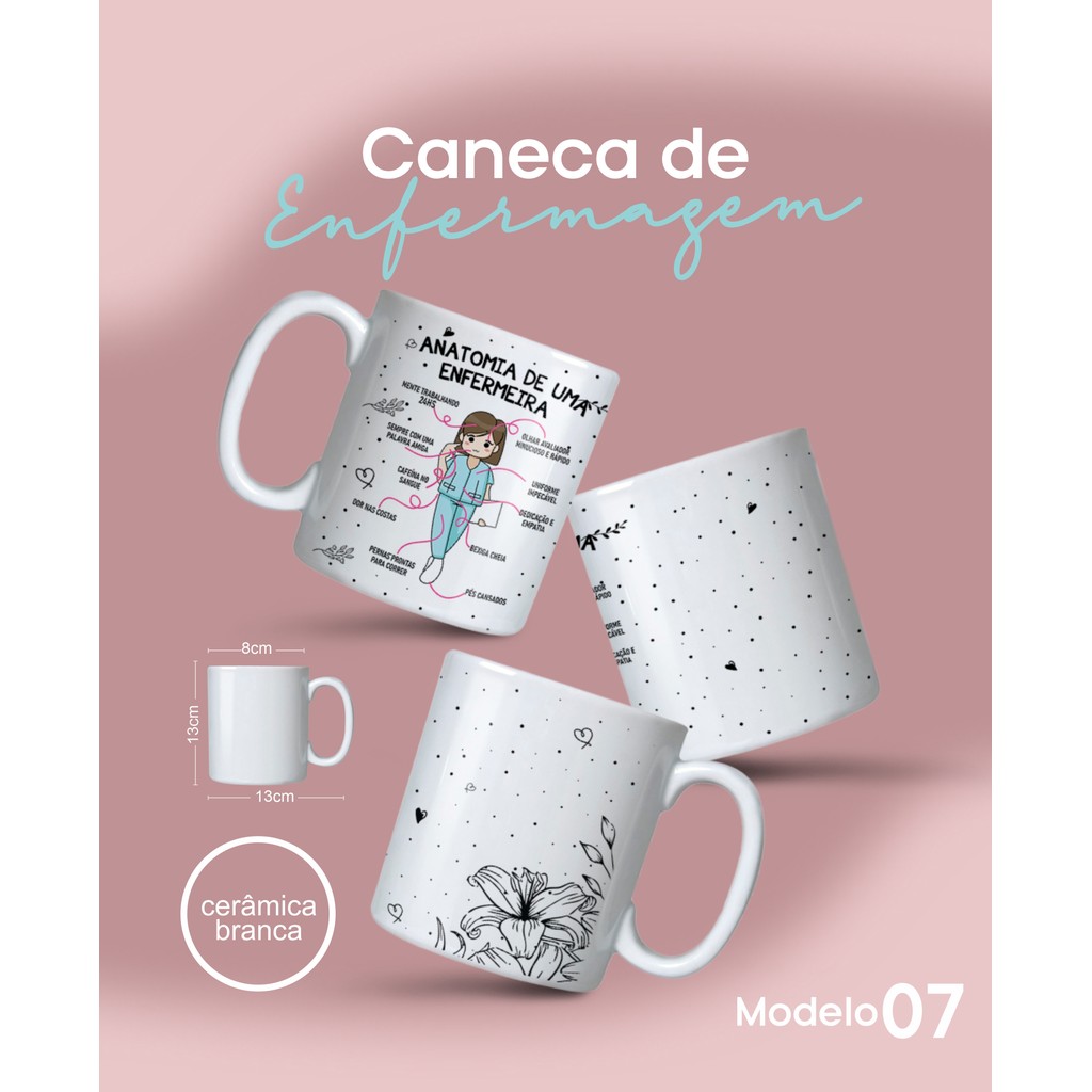 Caneca Enfermagem 325ml