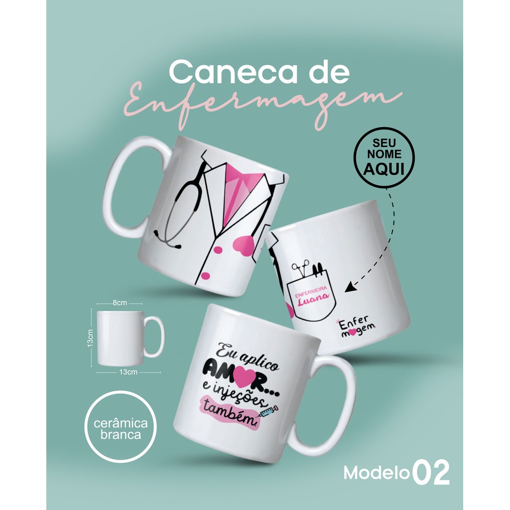 Caneca Enfermagem 325ml