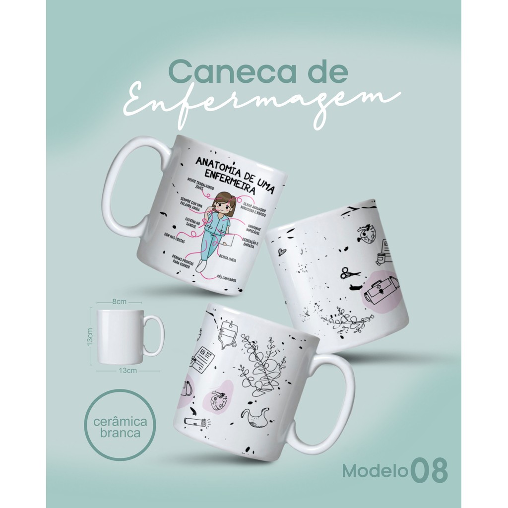 Caneca Enfermagem 325ml