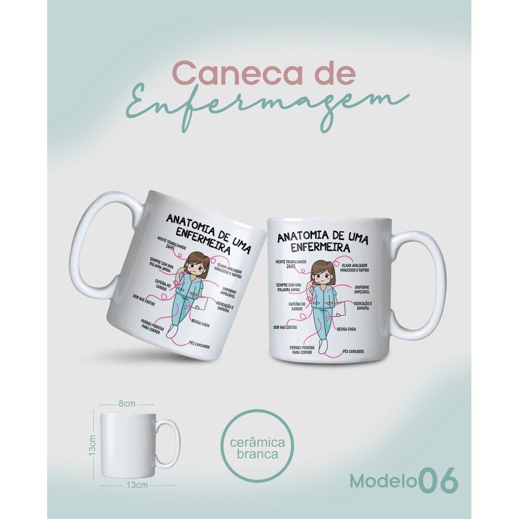 Caneca Enfermagem 325ml