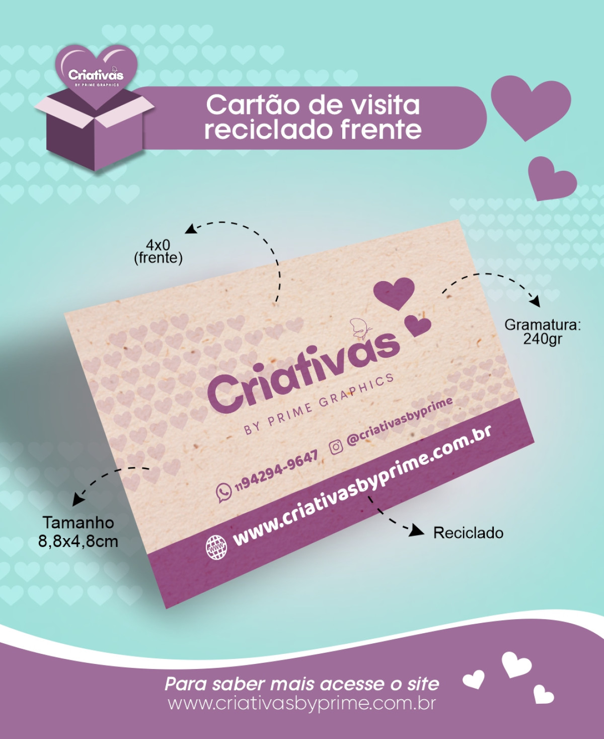 Cartão de Visita Especial