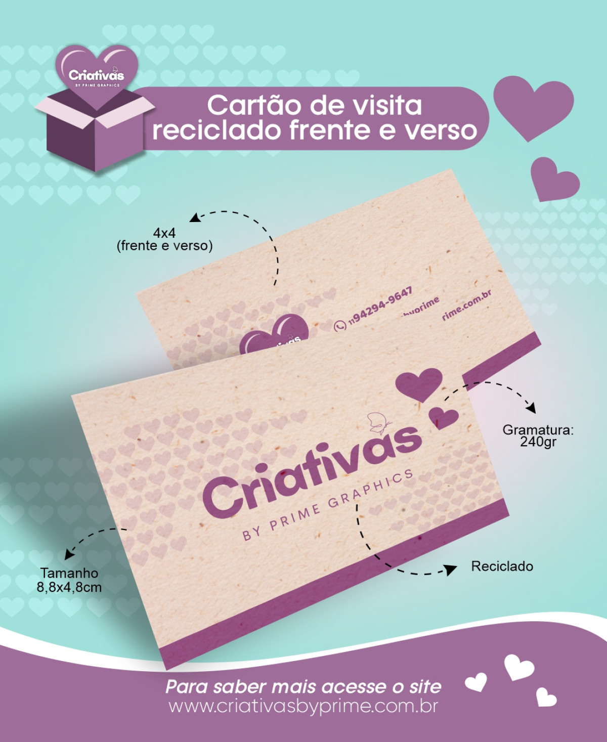 Cartão de Visita Especial