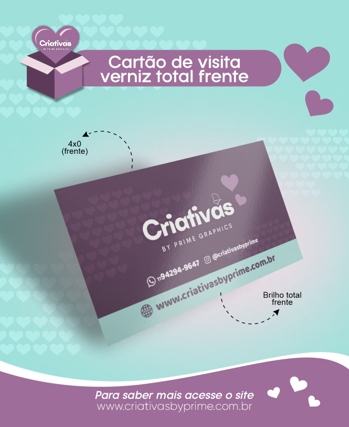 Cartão de visita Personalizado