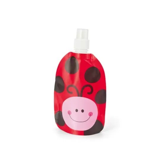 Garrafinha Escolar Squeeze Dobrável infantil 300ml