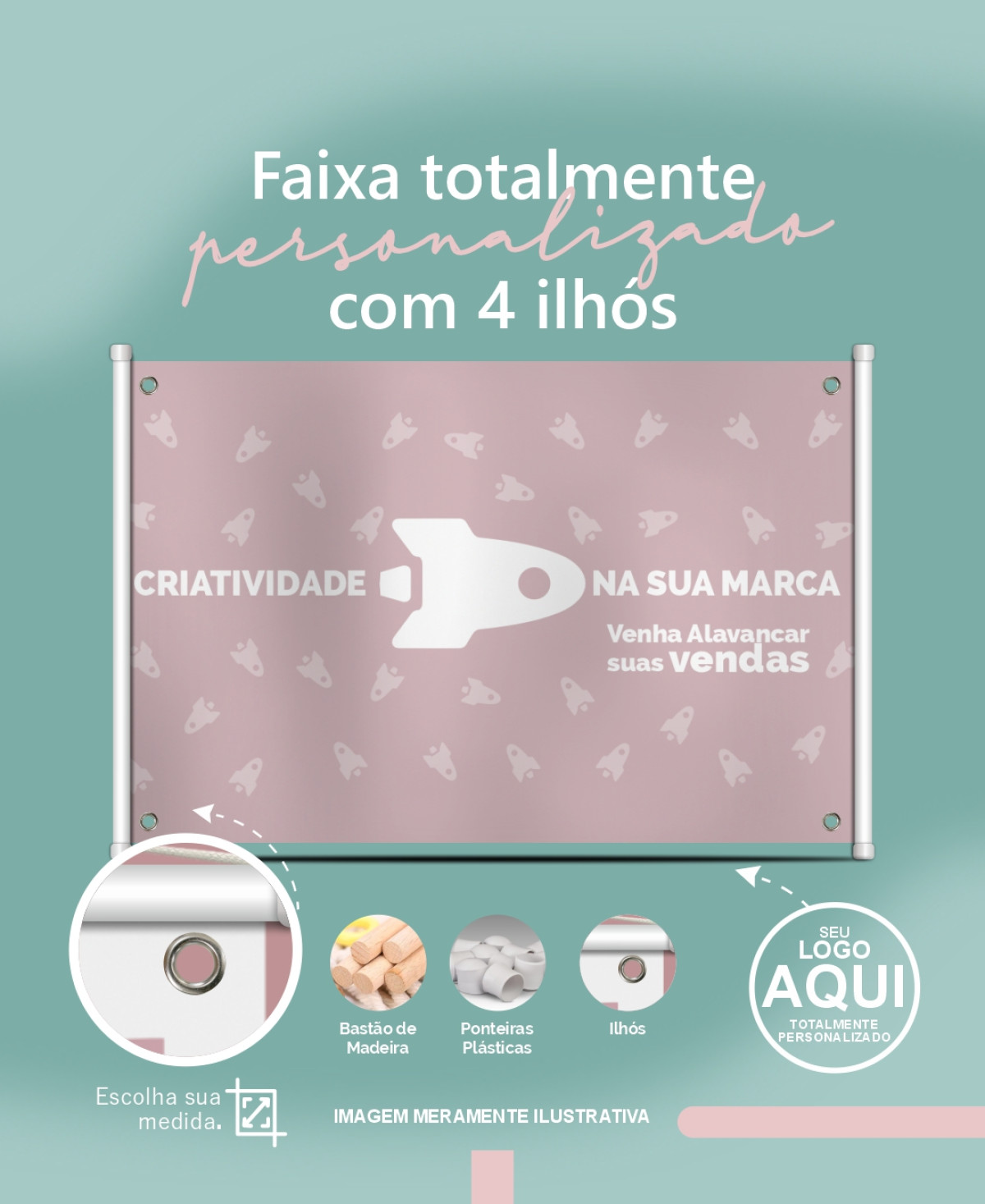 Faixa e Lona personalizados M²