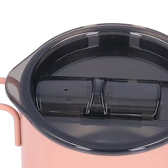 Caneca de Café 300ml Inox Dupla Parede com Tampa |  Enjoy Life