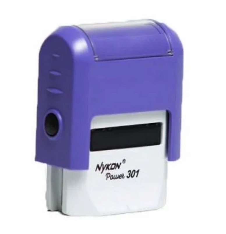 Carimbo automático Nykon 301 - 2,7x1,0cm