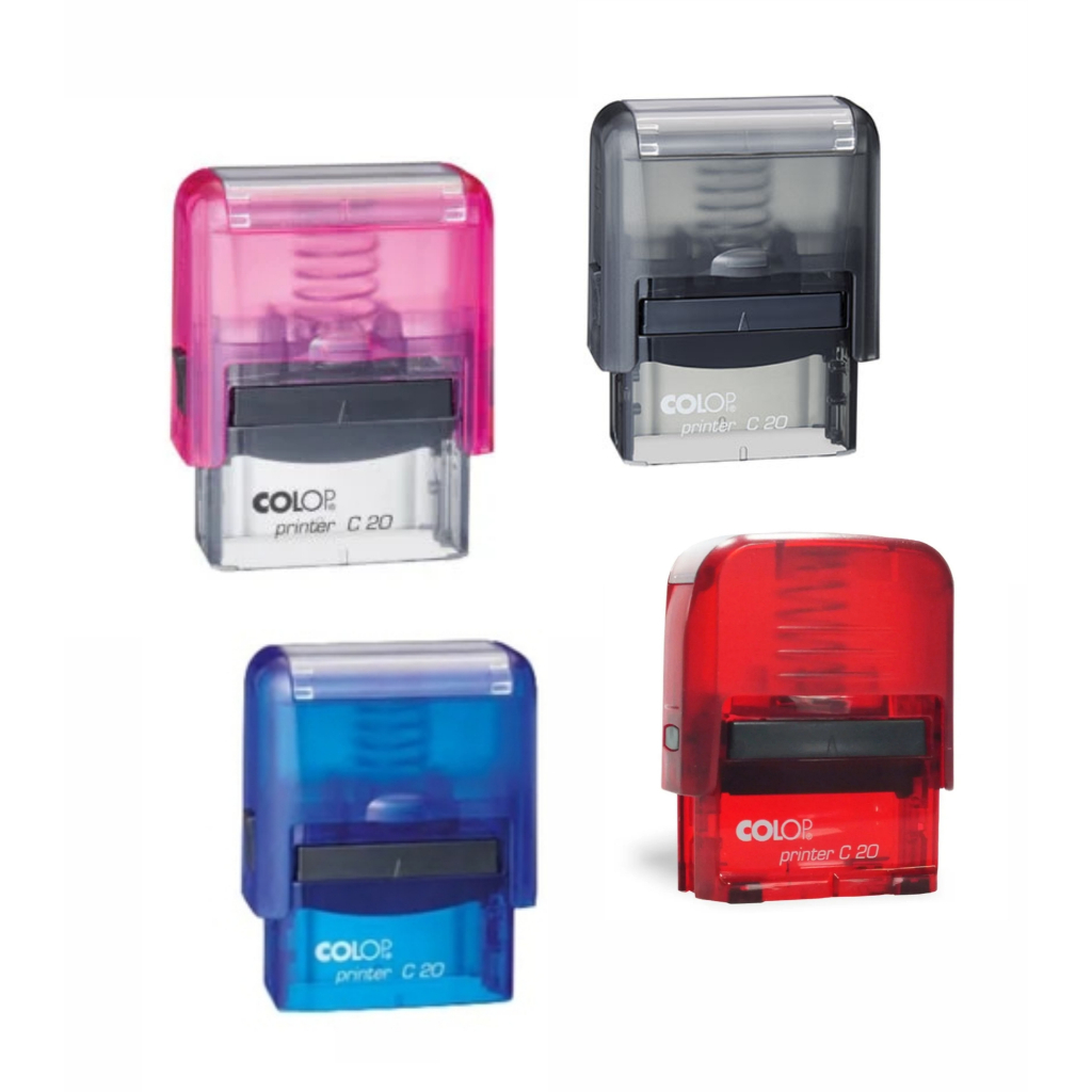 Carimbo Automático Colop Transparente C20 14x38mm