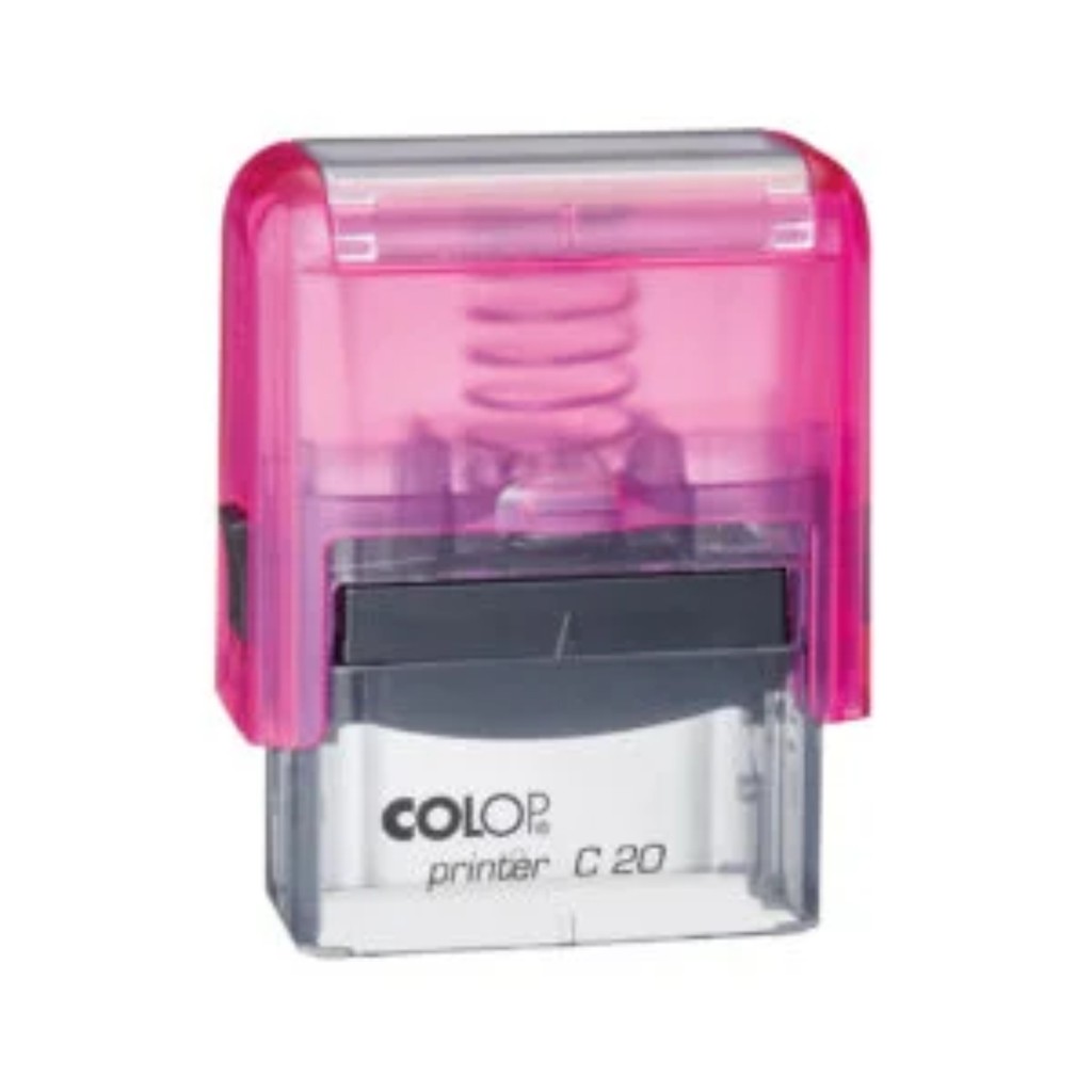 Carimbo Automático Colop Transparente C20 14x38mm