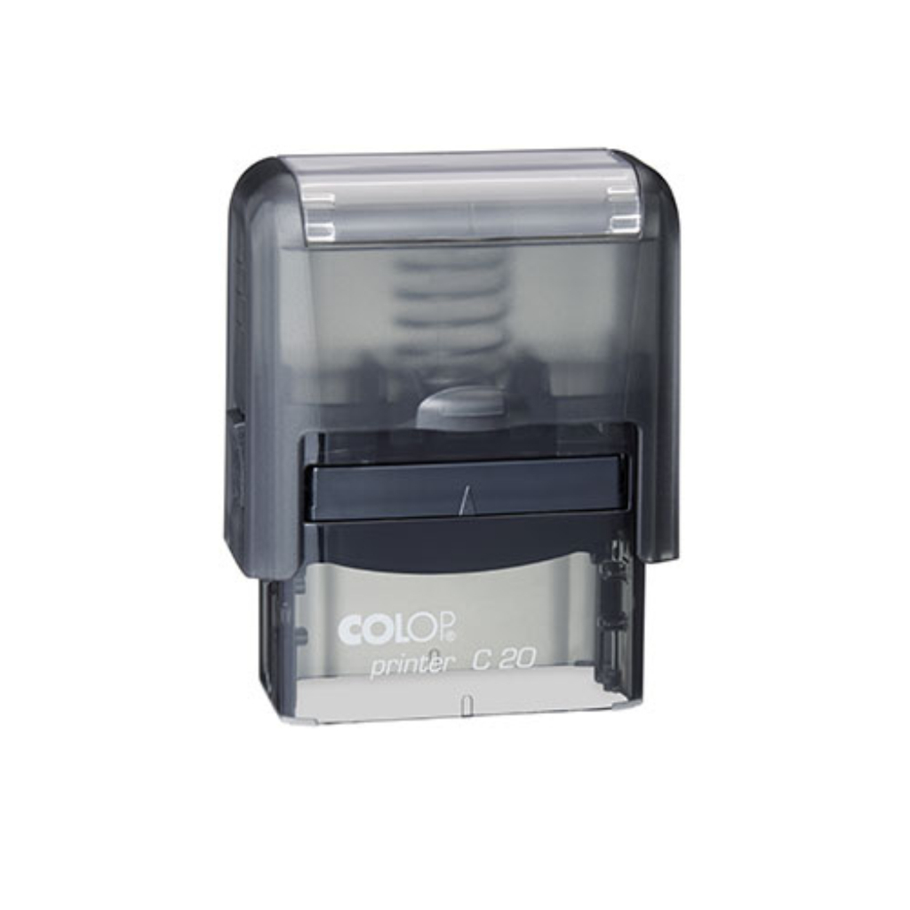Carimbo Automático Colop Transparente C20 14x38mm