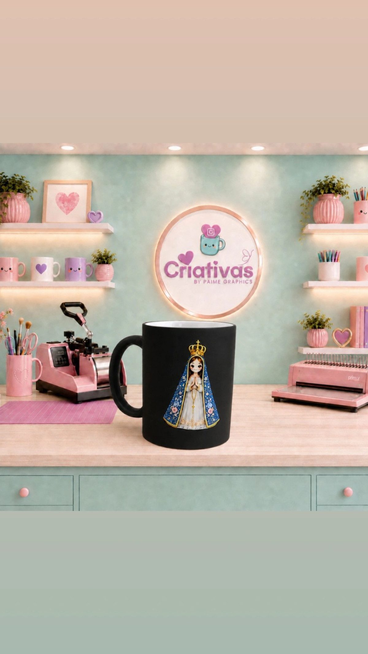 Caneca Mágica Virgem Maria