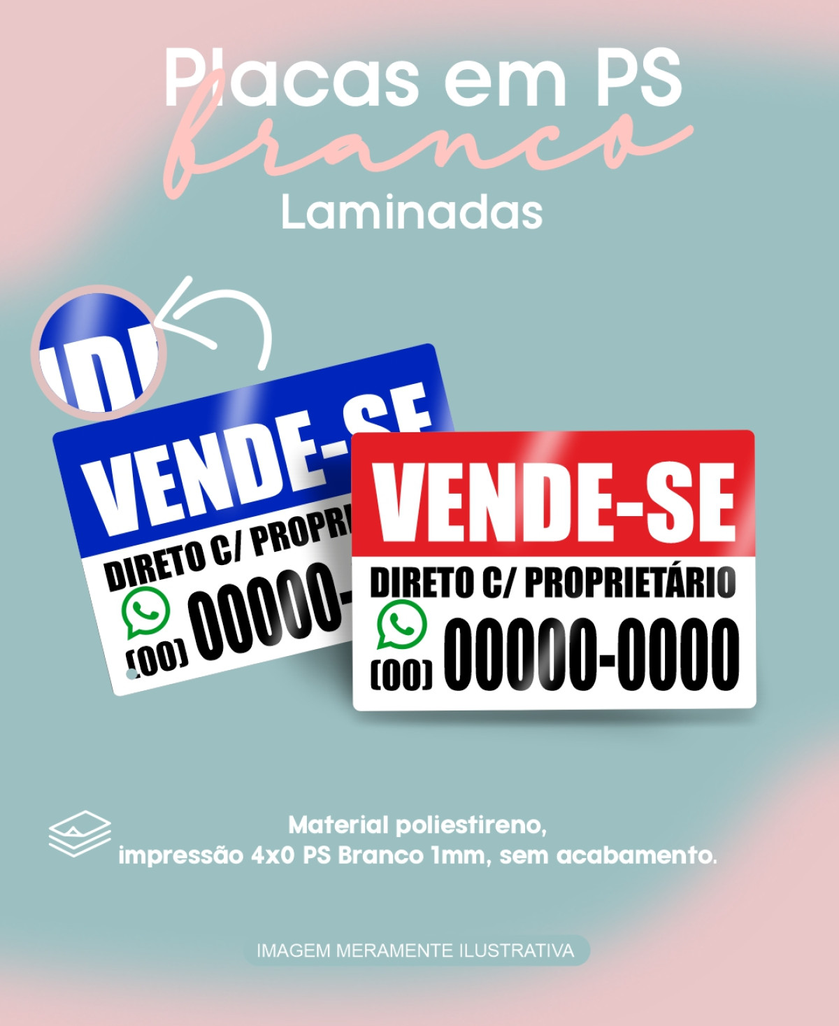 Placa de PS 2mm M²