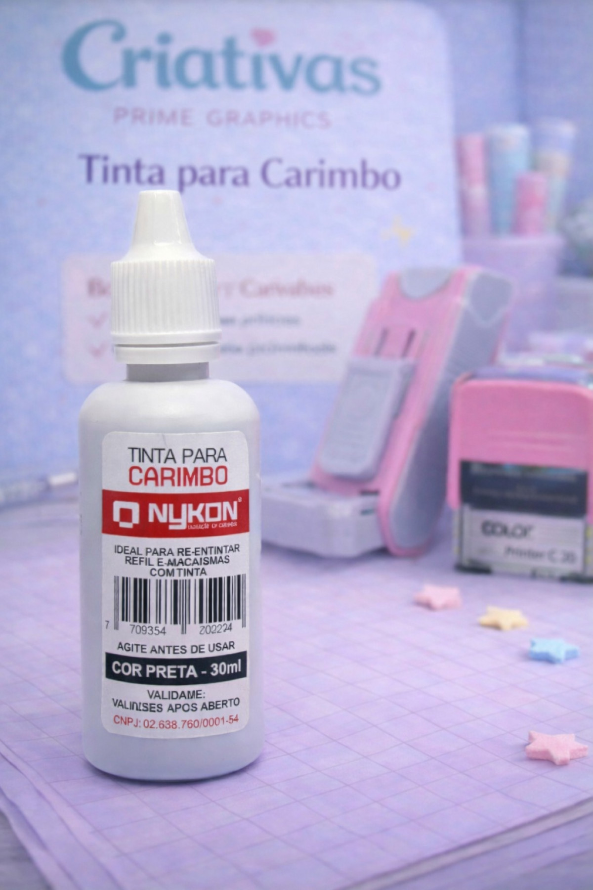 Tinta para carimbo Nykon 30ml