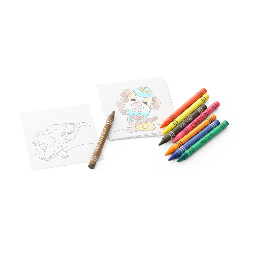 Kit para pintar em caixa de cartão