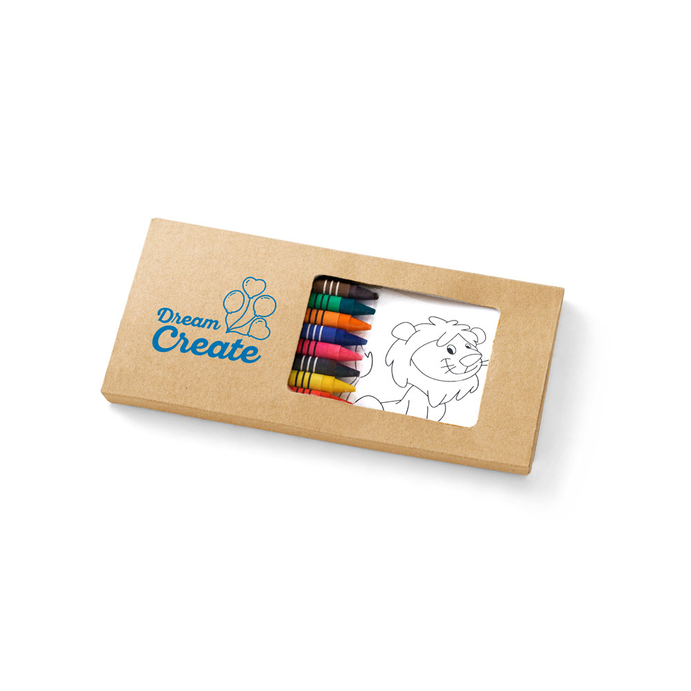 Kit para pintar em caixa de cartão