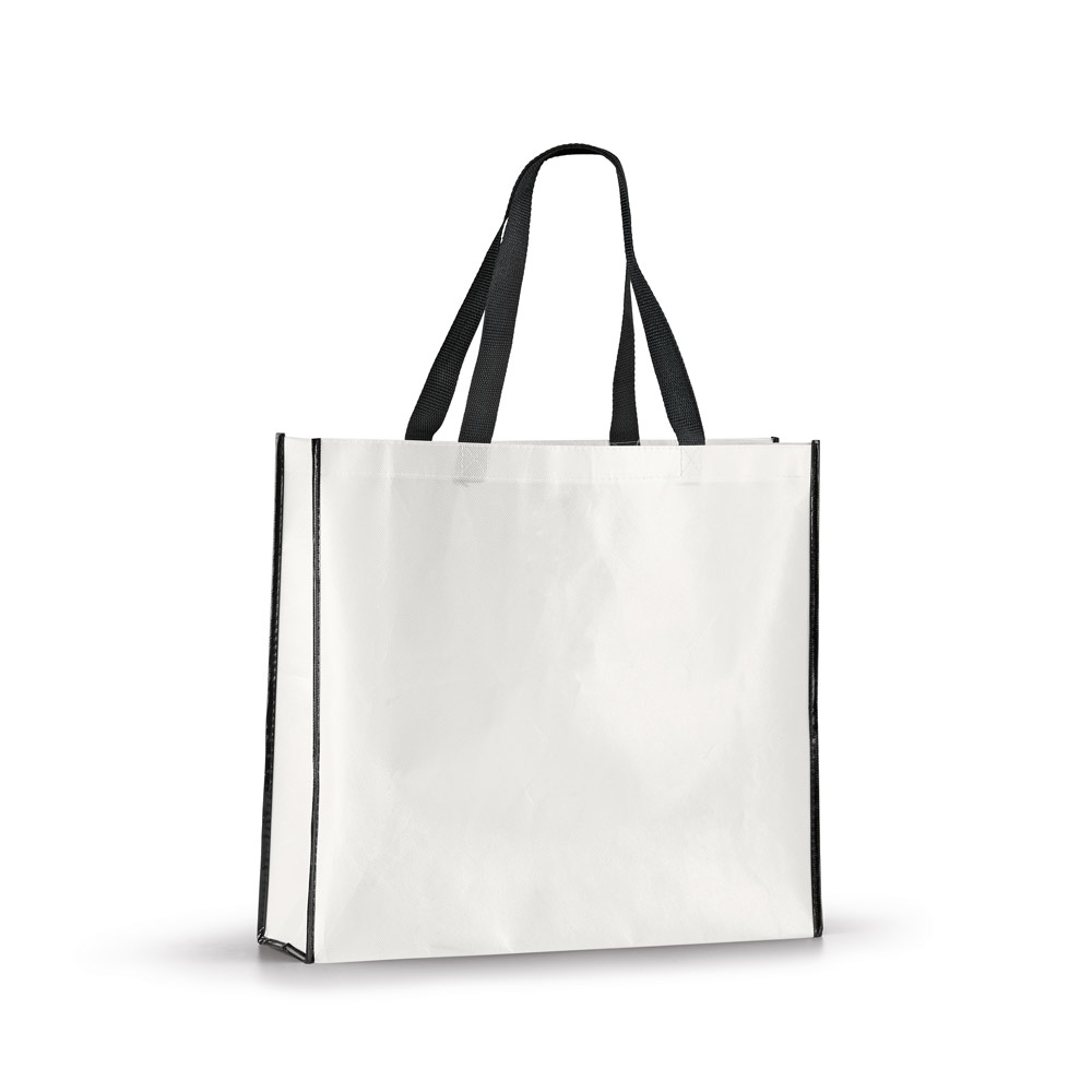 Sacola em non-woven laminado (120 g/m²) com laminação brilhante