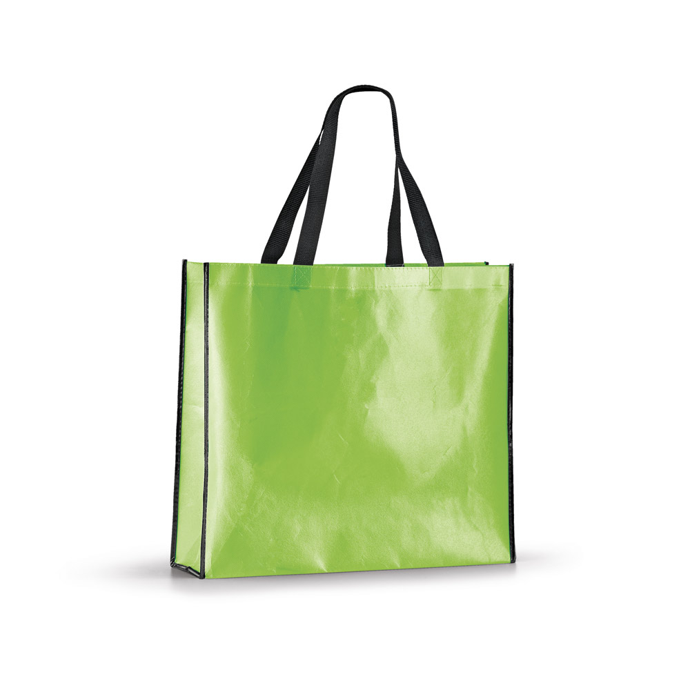 Sacola em non-woven laminado (120 g/m²) com laminação brilhante