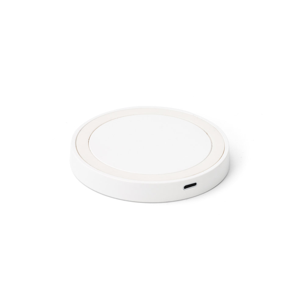 Carregador por indução (wireless) super-rápido em ABS e silicone 15W