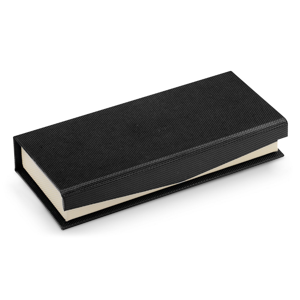 Caneta Conjunto de esferográfica e roller em metal com escrita em azul