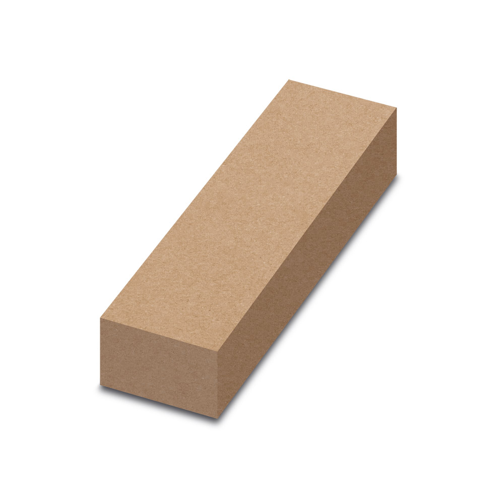 Caneta Esferográfica em bambu e metal com estojo em ABS e escrita em preto