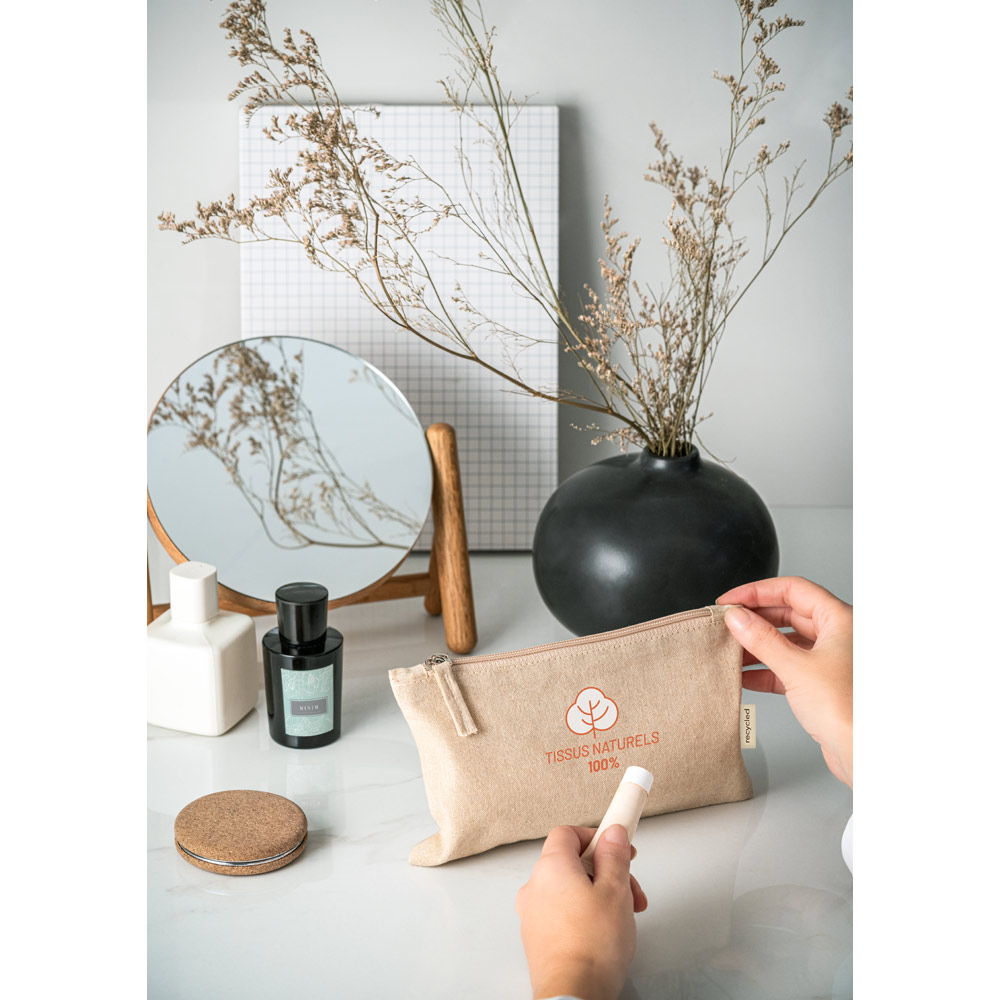 Bolsa multifunções em 70% algodão reciclado e 30% poliéster reciclado (140 g/m²)