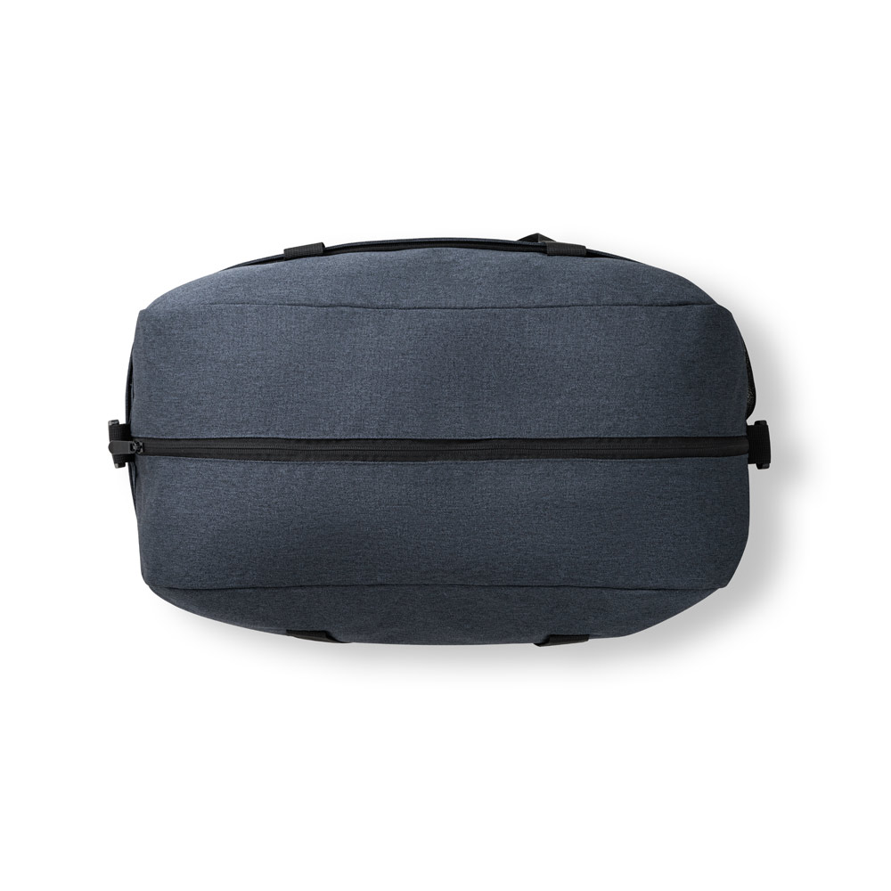 Bolsa esportiva em poliéster reciclado 600D de alta densidade com fundo em placa semi-rígida 31 L