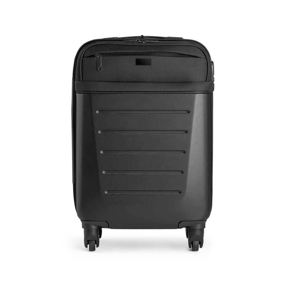 Mala de viagem executivo em ABS e 600D com 4 rodas duplas giratórias 33 L