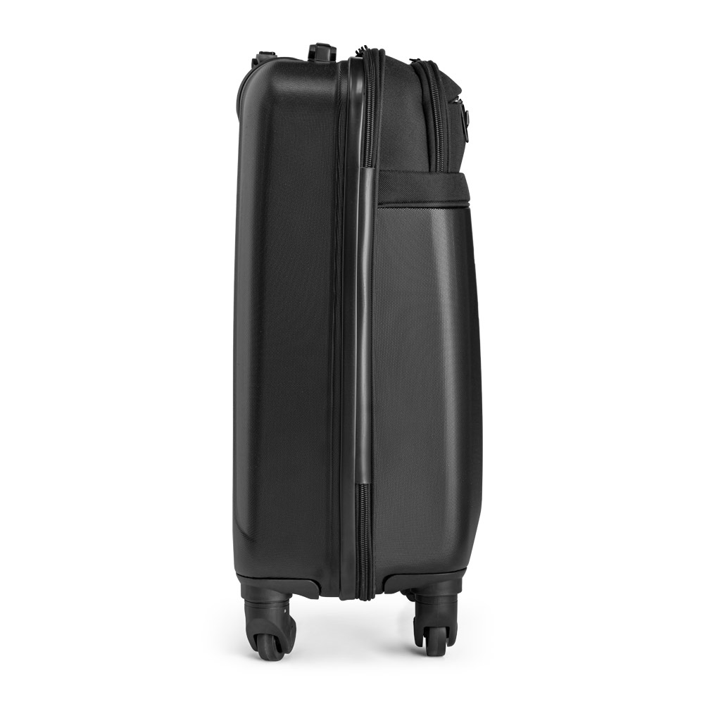 Mala de viagem executivo em ABS e 600D com 4 rodas duplas giratórias 33 L