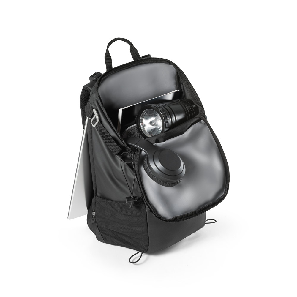 Mochila Hiking com revestimento à prova de água em 600D poliéster reciclado e 210D poliéster reciclado 14" 18 L