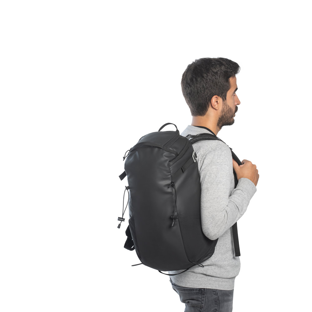 Mochila Hiking com revestimento à prova de água em 600D poliéster reciclado e 210D poliéster reciclado 14" 18 L